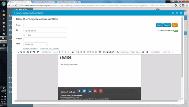 Watch the iMIS Email Marketing Video